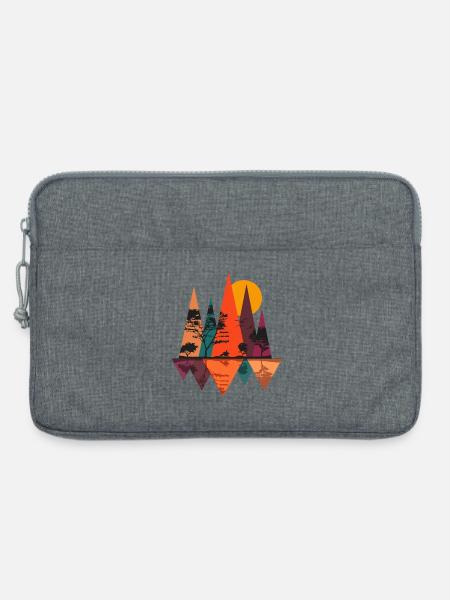 Natur im Herbst - Laptoptasche 13" - Grau meliert