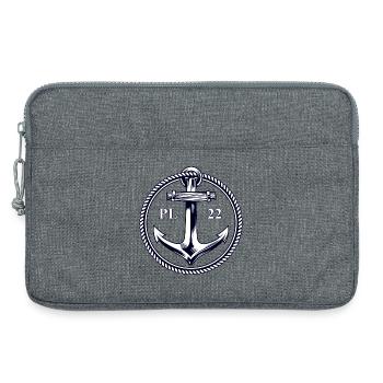 PL22 Marineanker - Laptoptasche 13" - Grau meliert - Vorne