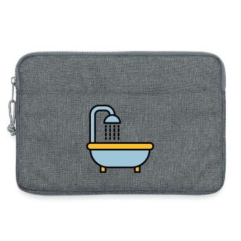 Baignoire - Sacoche pour ordinateur portable 13 pouces - gris chiné - Devant