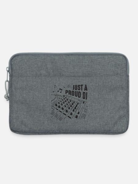 DJ - Laptoptasche 13" - Grau meliert