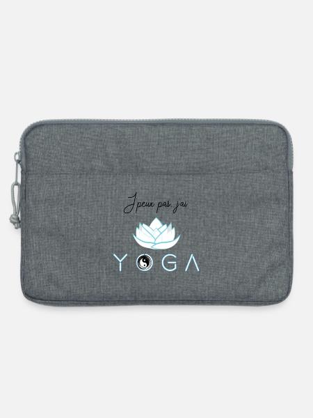 Ich habe YOGA - Laptoptasche 13" - Grau meliert