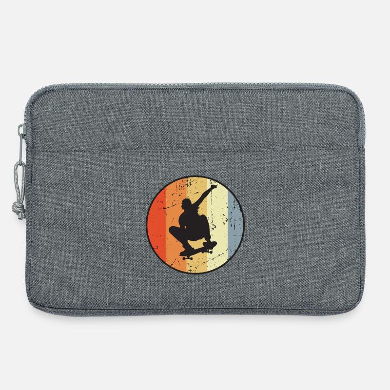 Skateboarden - Laptoptasche 13" - Grau meliert