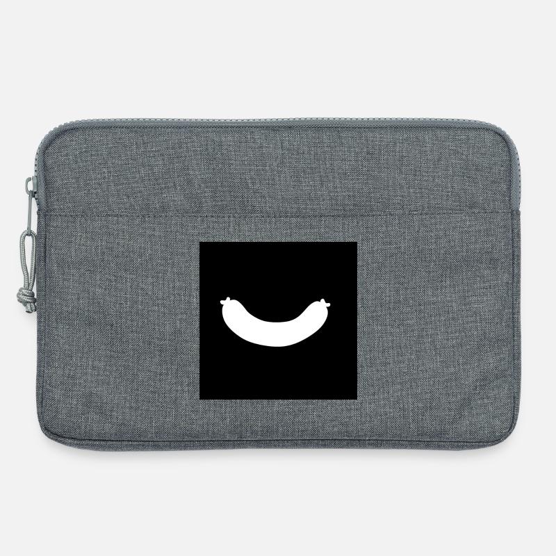 Wurst - Laptoptasche 13" - Grau meliert