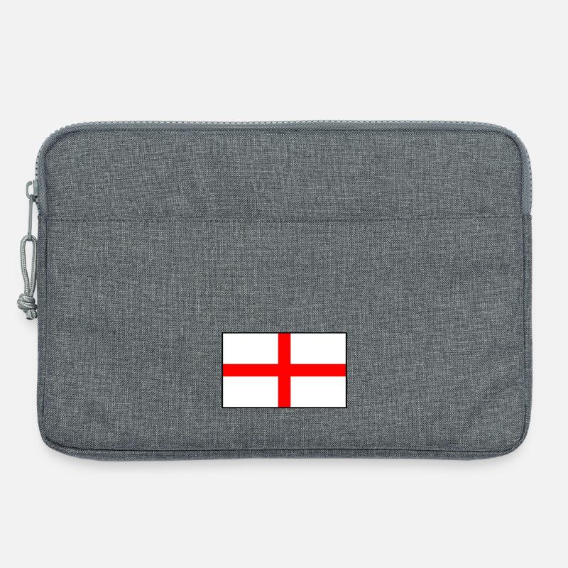 England-Flagge - Laptoptasche 13" - Grau meliert