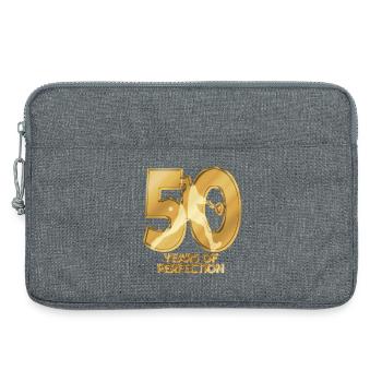50 ans - Sacoche pour ordinateur portable 13 pouces - gris chiné - Devant
