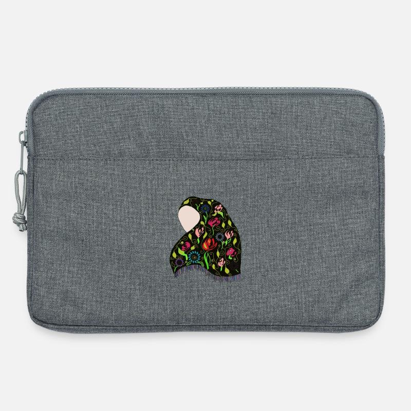 Taschentuch - Laptoptasche 13" - Grau meliert