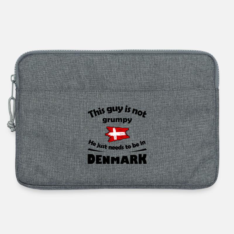 Dänemark - Laptoptasche 13" - Grau meliert