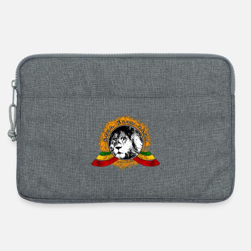 Reggae Löwe - Laptoptasche 13" - Grau meliert