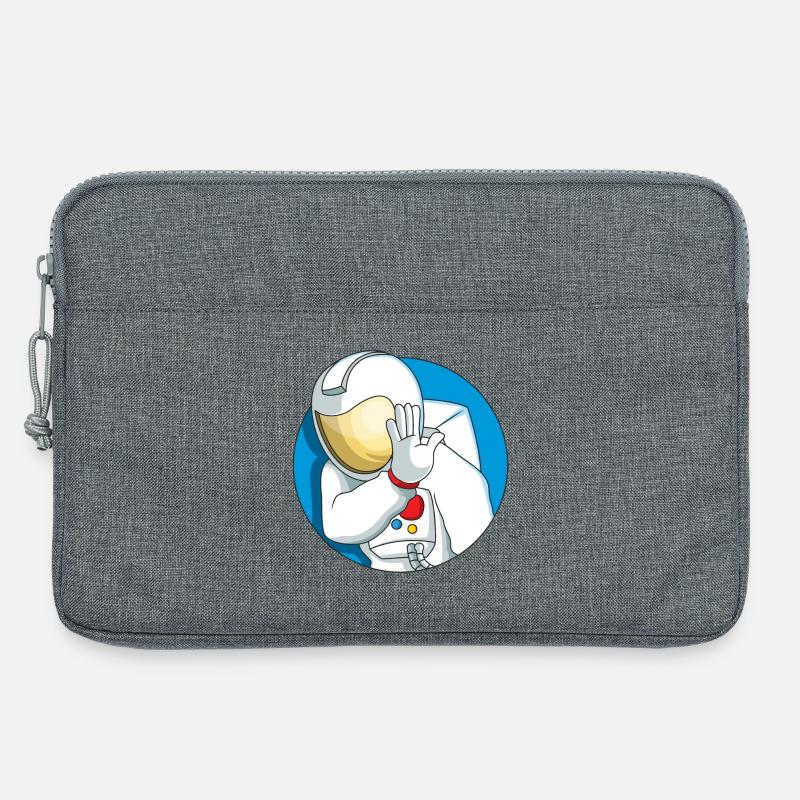 Schüchterner Astronaut - Laptoptasche 13" - Grau meliert
