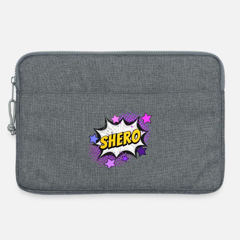 Shero - die Heldin - Laptoptasche 13" - Grau meliert