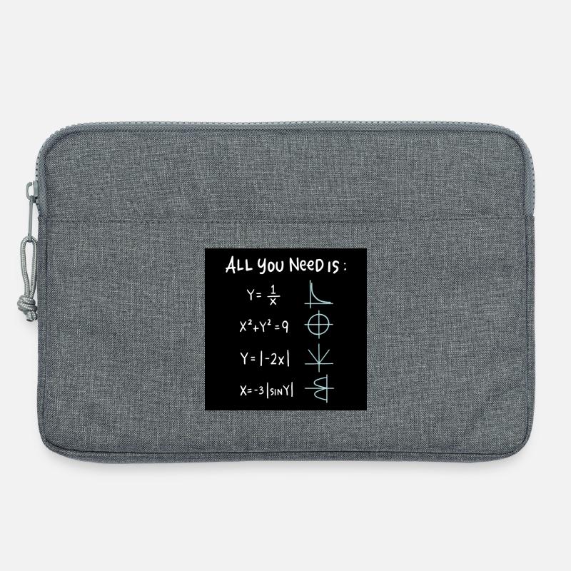 All You Need Is Math Symbols - Laptoptasche 13" - Grau meliert