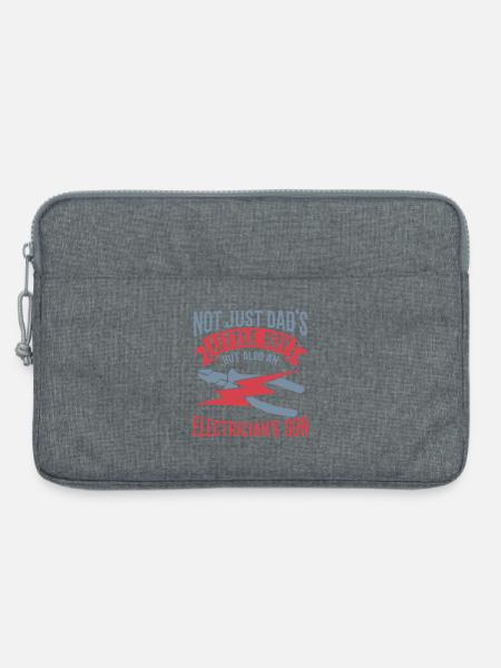 Sohn eines Elektrikers - Laptoptasche 13" - Grau meliert
