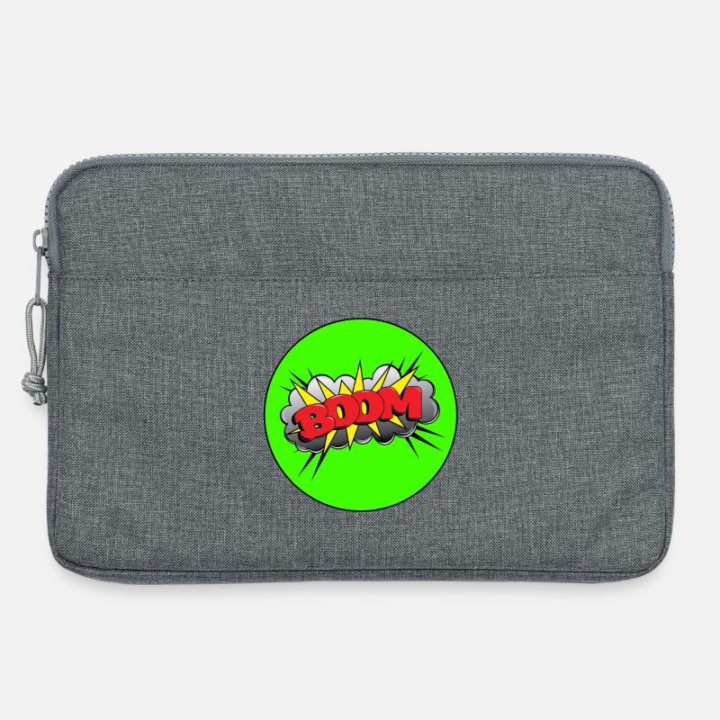 Dröhnen - Laptoptasche 13" - Grau meliert