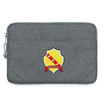 Lorraine - Sacoche pour ordinateur portable 13 pouces - gris chiné - Devant