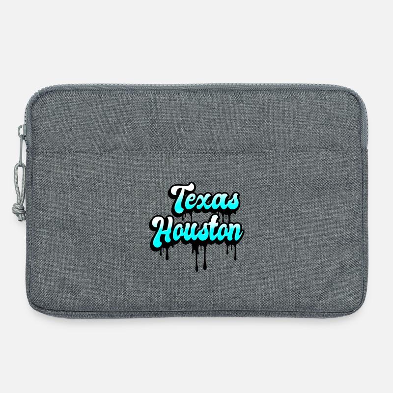 Texas Houston Design - Laptoptasche 13" - Grau meliert