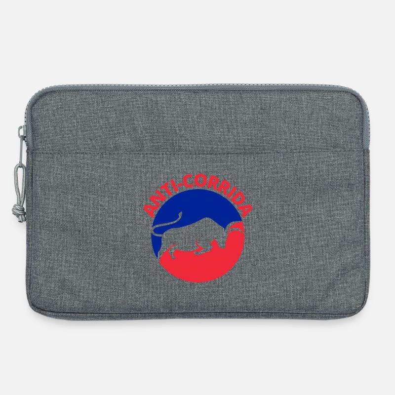 Stierkampf, Anti-Stierkampf - Laptoptasche 13" - Grau meliert