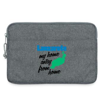 Lanzarote, mein zweites Zuhause - Laptoptasche 13" - Grau meliert - Vorne