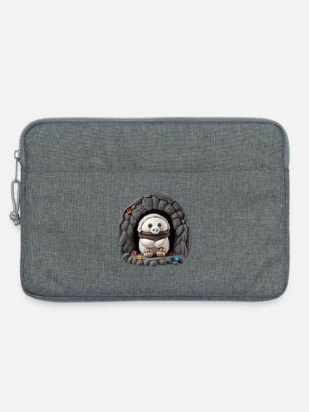 Cute weird creature - Laptoptasche 13" - Grau meliert