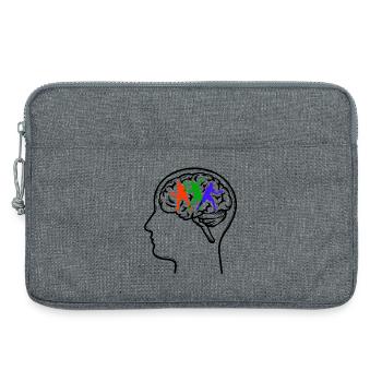 Spieler Sportart Padelspiel Padel Team Statement - Laptoptasche 13" - Grau meliert - Vorne
