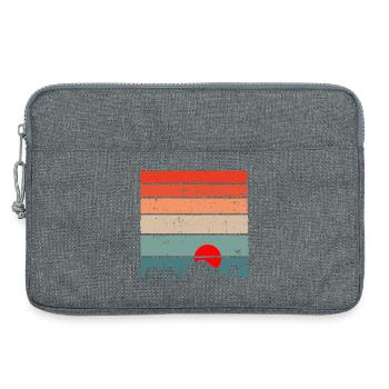 Sonnenuntergang Torii Skyline - Laptoptasche 13" - Grau meliert - Vorne