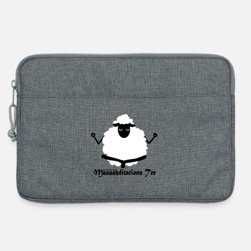 Määäähditations Tee - Laptoptasche 13" - Grau meliert