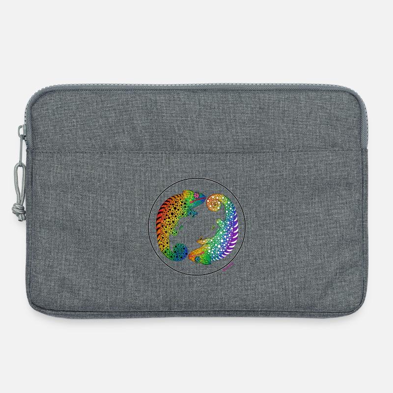 Pride-Chamäleon - Laptoptasche 13" - Grau meliert