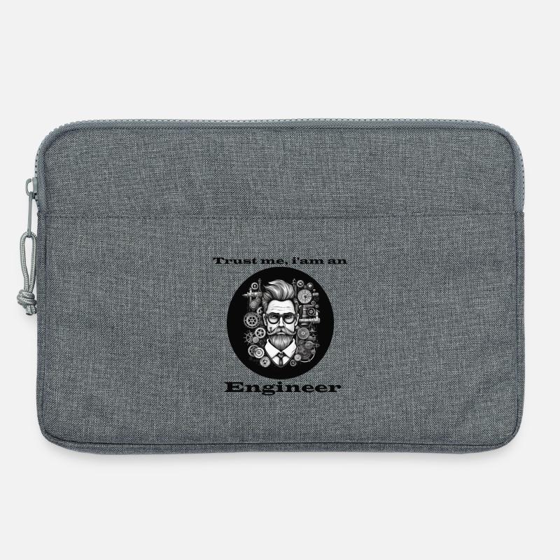 Trust me Engineer - Laptoptasche 13" - Grau meliert