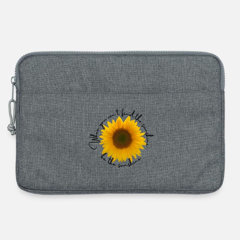Be the sunshine - Laptoptasche 13" - Grau meliert