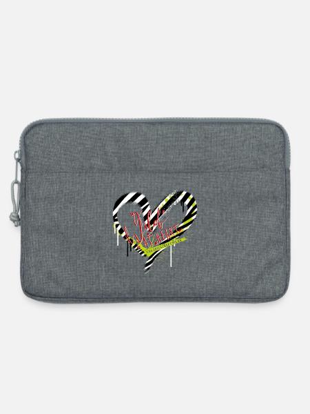 wild at heart - Laptoptasche 13" - Grau meliert