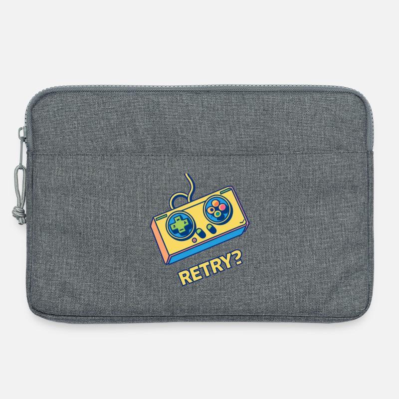 Retro Controller Retry - Laptop bag 13" - heather grey