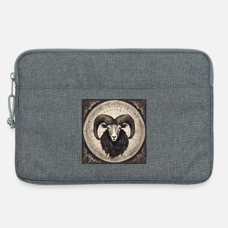 Zodiac Aries - Laptoptasche 13" - Grau meliert