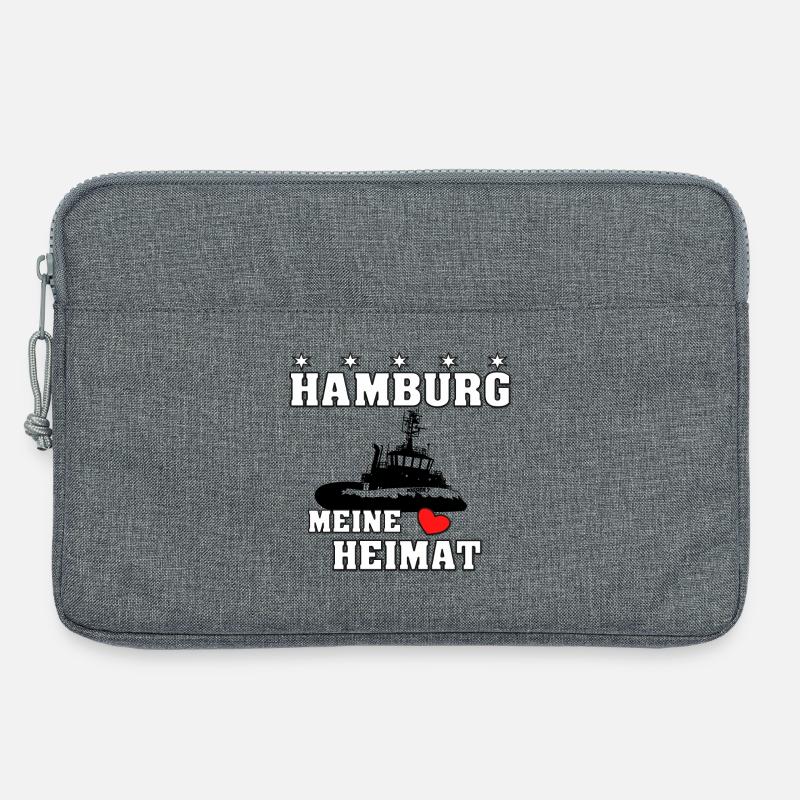 Hamburger Heimat 2 - Laptoptasche 13" - Grau meliert