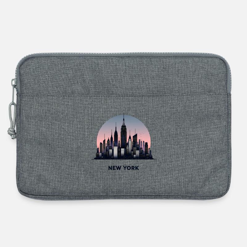 New York - Laptoptasche 13" - Grau meliert