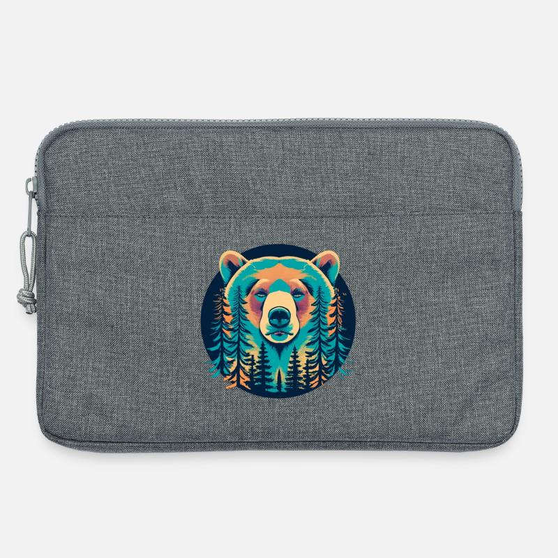 Grizzly - Laptoptasche 13" - Grau meliert