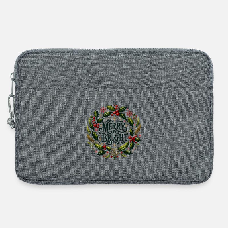 Merry & Bright - Laptoptasche 13" - Grau meliert