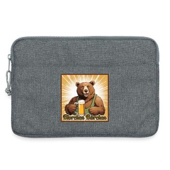 Bierchen Bärchen - Laptoptasche 13" - Grau meliert - Vorne