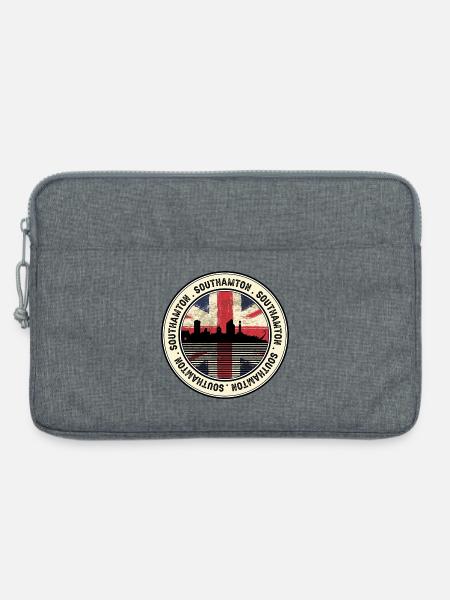 Southampton Skyline Union Jack Siegel - Laptoptasche 13" - Grau meliert