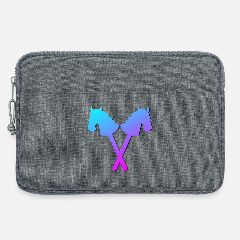 HOBBY HORSING - STECKENPFERDE - Laptoptasche 13" - Grau meliert