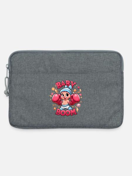 Babyboom - Laptoptasche 13" - Grau meliert