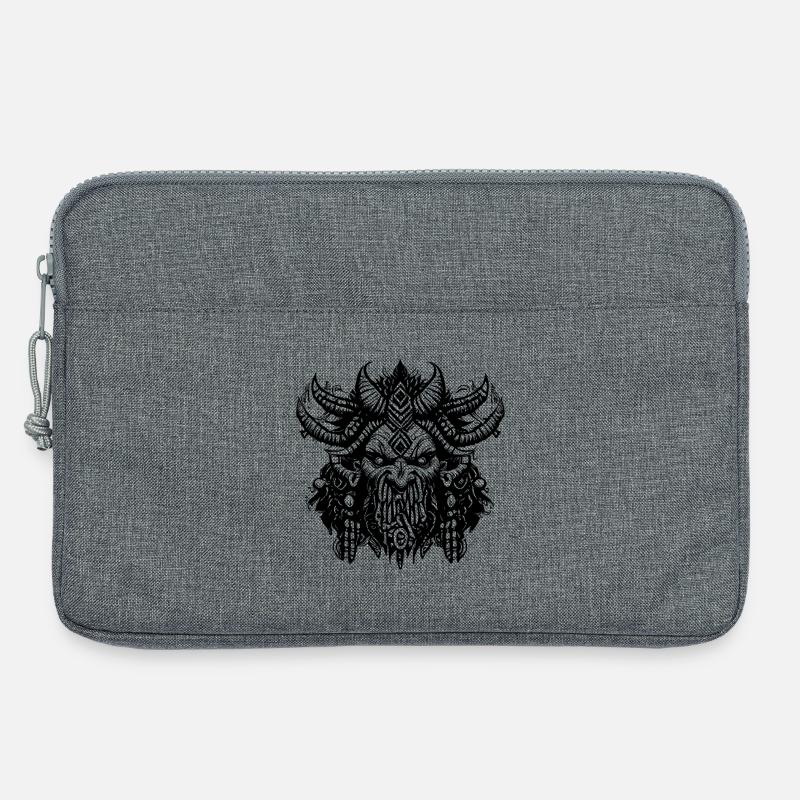Pagan Tribal Demon - Laptoptasche 13" - Grau meliert