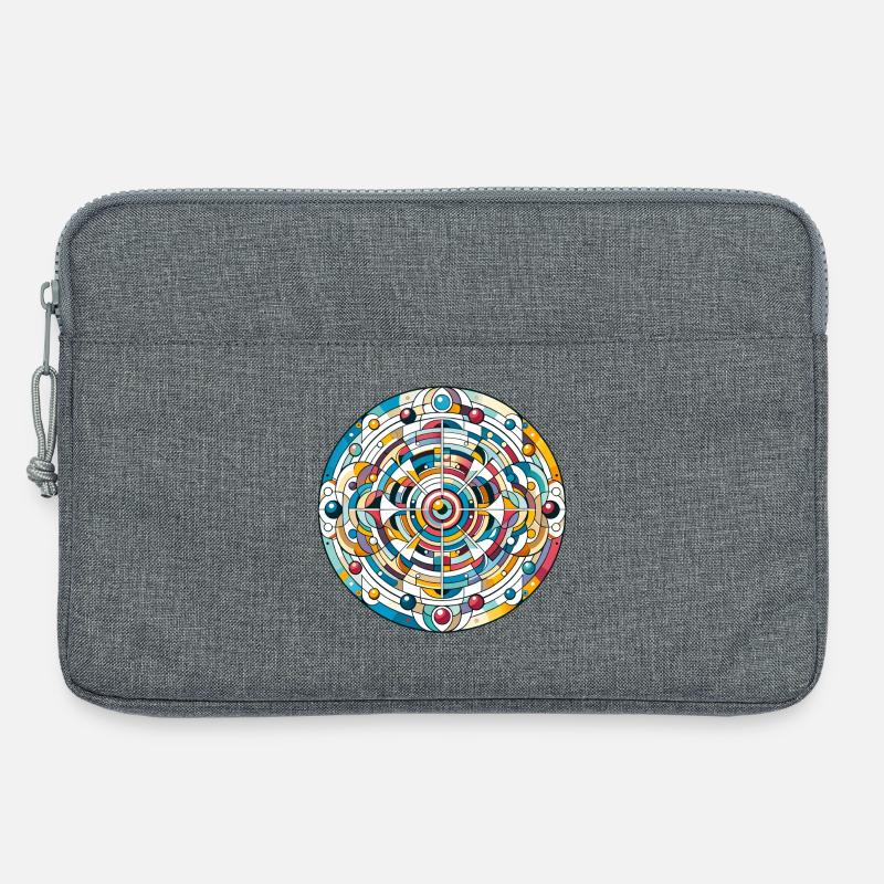 Kunterli - Bunter Lebenszyklus - Laptoptasche 13" - Grau meliert