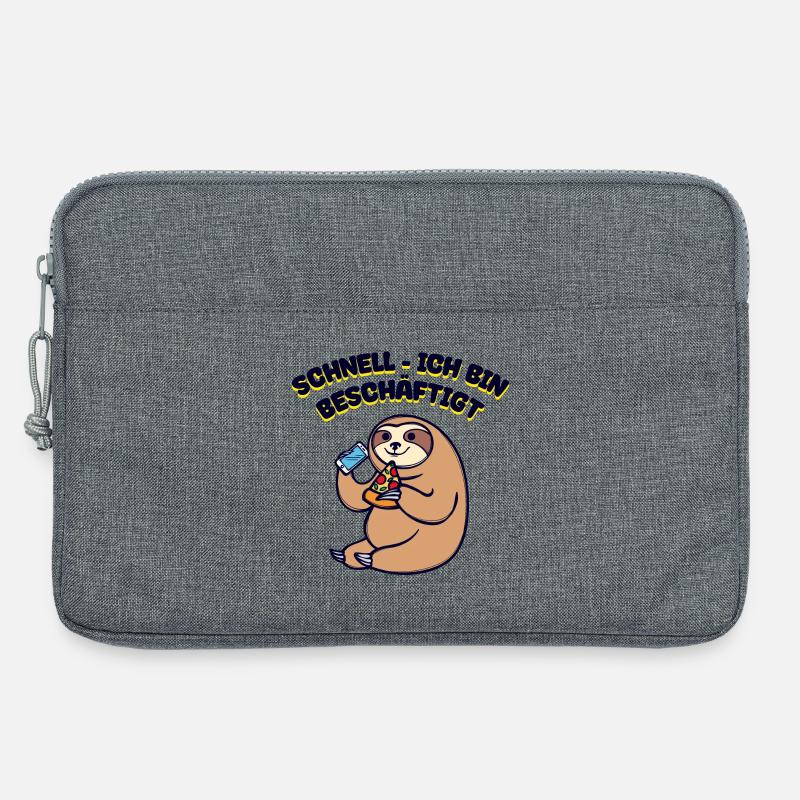 Relax Statement Witzig Is Mir Egal Statement Chill - Laptoptasche 13" - Grau meliert