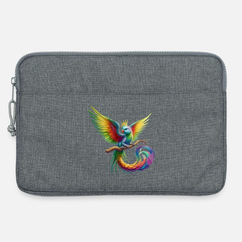Paradiesvogel (01) - Laptoptasche 13" - Grau meliert