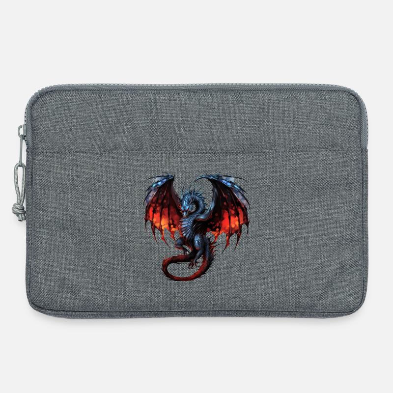 Flying Dragon - Laptoptasche 13" - Grau meliert