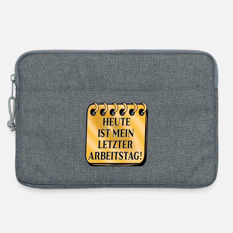ABSCHIED KOLLEGEN - LETZTER ARBEITSTAG - Laptoptasche 13" - Grau meliert