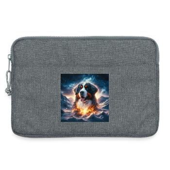Bouvier bernois - Sacoche pour ordinateur portable 13 pouces - gris chiné - Devant
