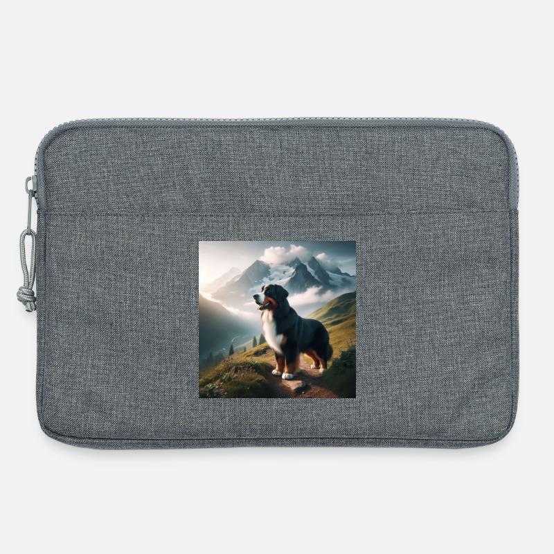 Berner Sennenhund - Laptoptasche 13" - Grau meliert