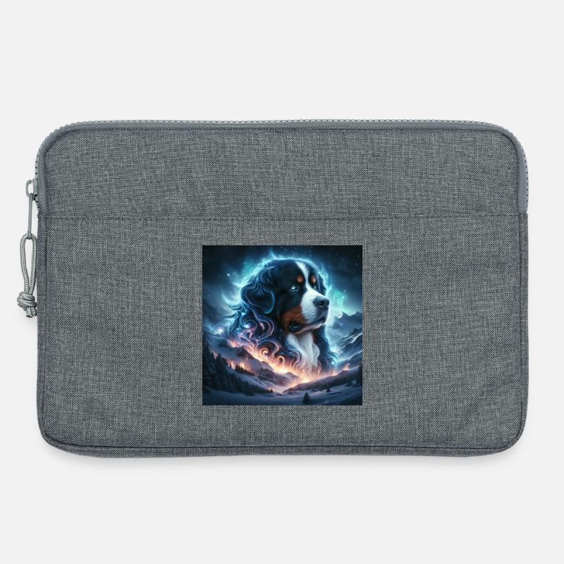 Berner Sennenhund - Laptoptasche 13" - Grau meliert