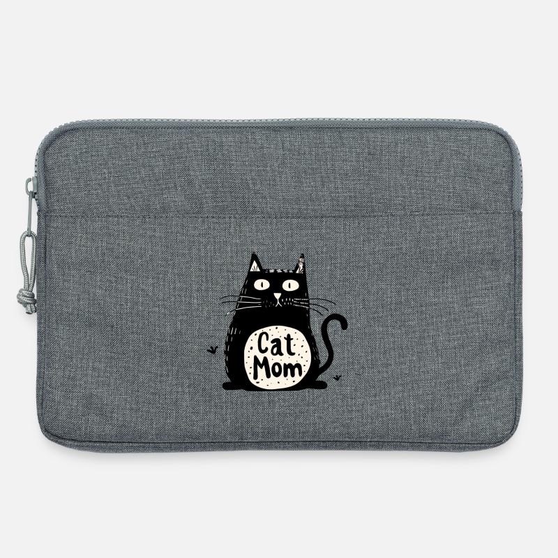 Cat Mom - Laptoptasche 13" - Grau meliert