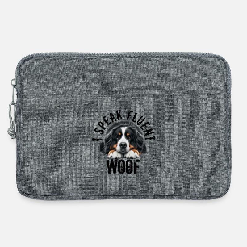 Berner Sennenhund - Laptoptasche 13" - Grau meliert